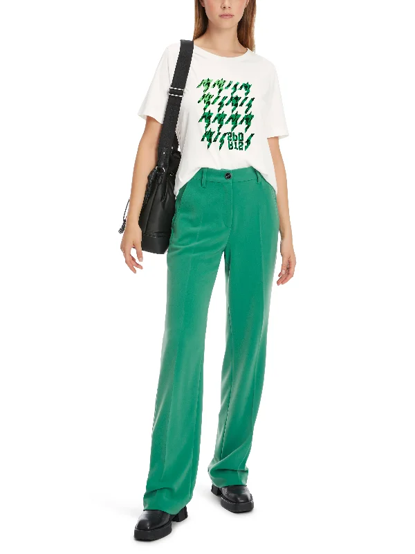 MARC CAIN white T-shirt-- Iron Safe Non-Iron Wrinkle Free