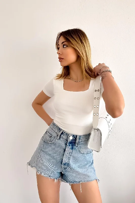 Women's Short Sleeve Square Collar White Solid Color Viscose Blouse Embroidered Cotton Blouse Women's Short Sleeve Square Collar White Solid Color Viscose Blouse Embroidered Cotton Blouse