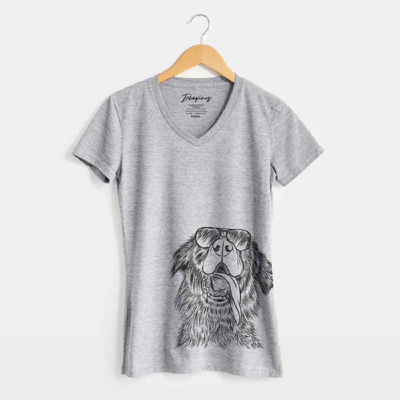 Aviator Quint the Mixed Breed - Women's V-neck Shirt-- Elasticated Padded Insulated