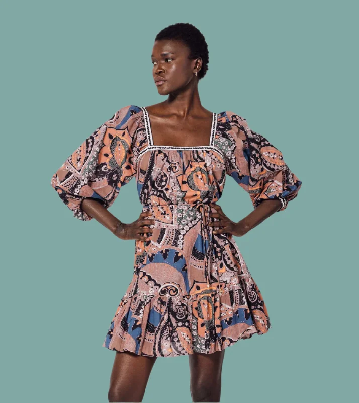 Malia Mini Dress Cozy Ruched Mini Dress
