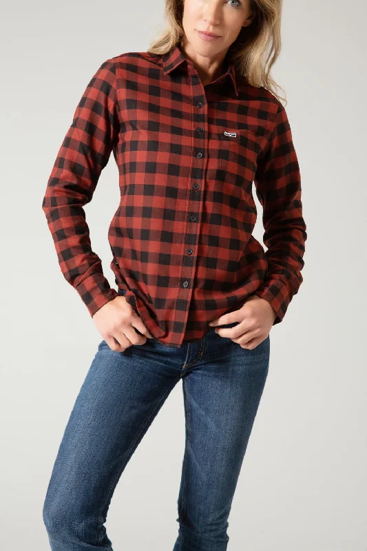 Kimes Ranch Womens Garrison Dark Red Cotton Blend L/S Shirt-- Houndstooth Herringbone Solid Kimes Ranch Womens Garrison Dark Red Cotton Blend L/S Shirt-- Houndstooth Herringbone Solid
