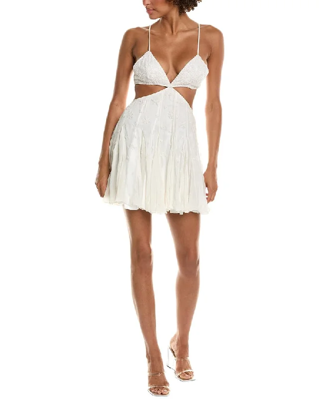 Rococo Sand Silk Mini Dress Cozy Jersey Mini Dress