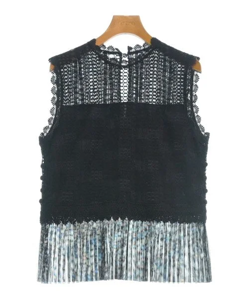 Arobe Blouses Embroidered Cotton Blouse