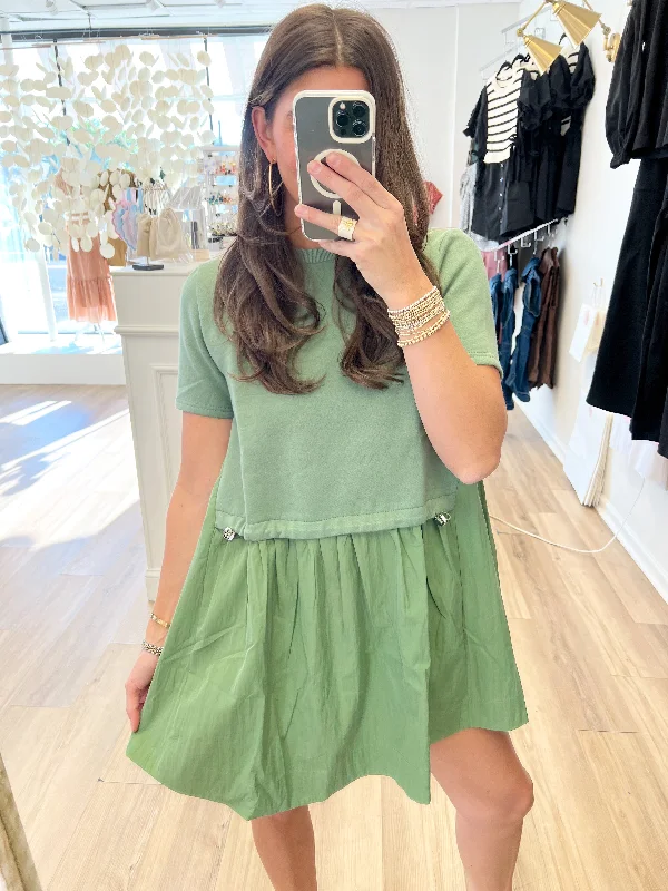 First Place Mini Dress Stylish Puff Sleeve Mini Dress