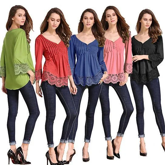 Blouse Color: NIGHT BLACK,Size: LARGE - Explora Tops In Pretty Pintucks And Breezy Lace Details Satin Bow Blouse Blouse Color: NIGHT BLACK,Size: LARGE - Explora Tops In Pretty Pintucks And Breezy Lace Details Satin Bow Blouse