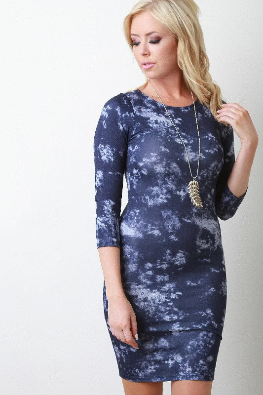 Round Neck Denim Style Mini Dress Trendy Camisole Mini Dress