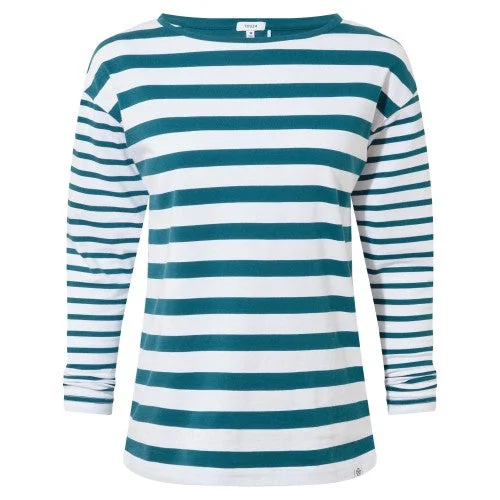 TOG24 Womens/Ladies Pippa Striped Long-Sleeved T-Shirt-- Asymmetrical Pockets Print