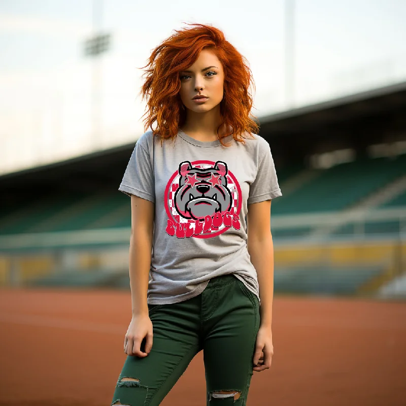 Hazel Blues® | Bulldogs Softstyle Graphic T-Shirt-- Front Pockets Side Pockets Patch Pockets Hazel Blues® | Bulldogs Softstyle Graphic T-Shirt-- Front Pockets Side Pockets Patch Pockets