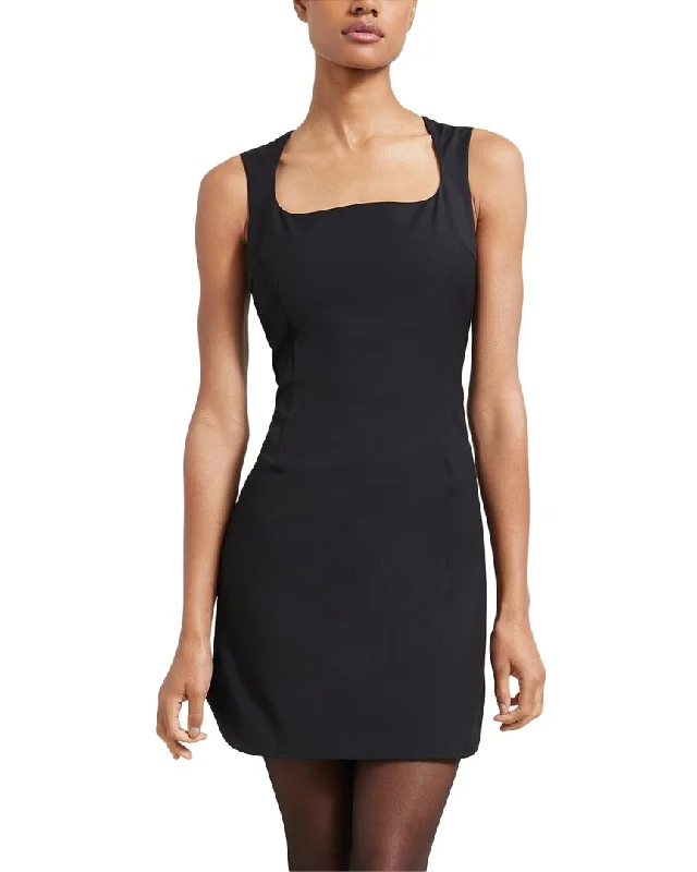 Modern Citizen Okko Square Neck Tank Mini Dress Classic Solid Mini Dress