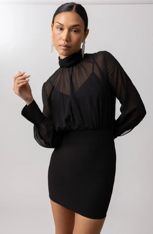 Amuse Mini Dress Classic Solid Mini Dress