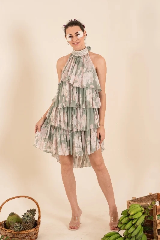 Mini Dress (SS - 151/B) Classic Casual Mini Dress