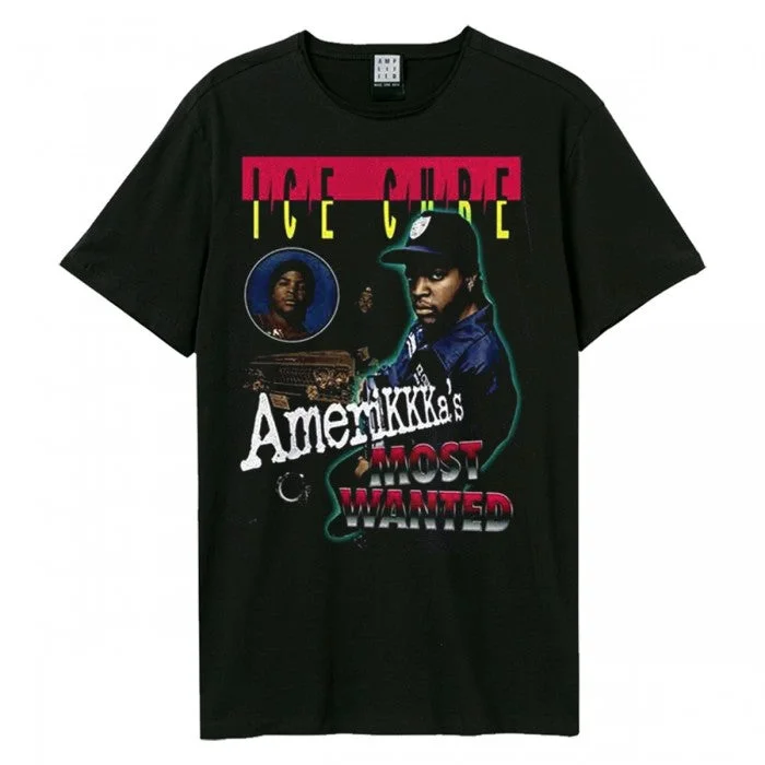Amplified Unisex Adult Amerikkka´s Most Wanted Ice Cube Vintage T-Shirt-- Collared T-Shirt Boat Neck A-Line Amplified Unisex Adult Amerikkka´s Most Wanted Ice Cube Vintage T-Shirt-- Collared T-Shirt Boat Neck A-Line
