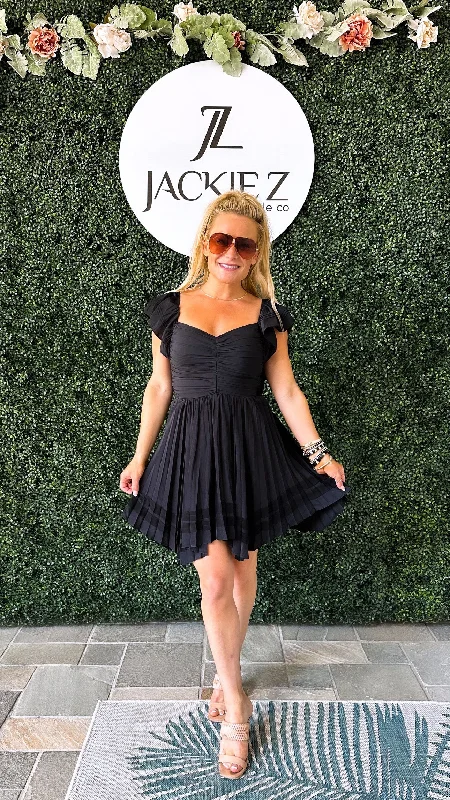 Baylee Mini Dress Black - Ramy Brook Fashionable A-Line Mini Dress