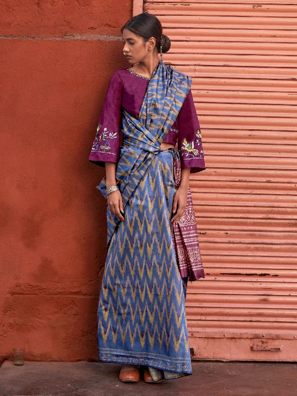 Women's Silk Blend Grey Printed Designer Saree With Blouse Piece Lightweight Chiffon Blouse Women's Silk Blend Grey Printed Designer Saree With Blouse Piece Lightweight Chiffon Blouse