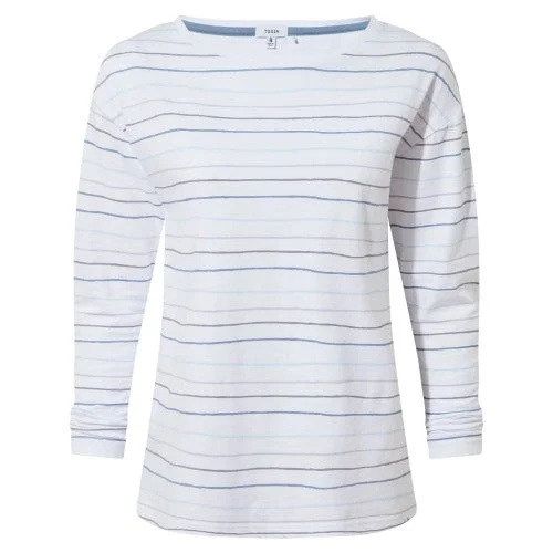 TOG24 Womens/Ladies Pippa Small Stripe Long-Sleeved T-Shirt-- Anti-Pilling Machine Wash Handmade TOG24 Womens/Ladies Pippa Small Stripe Long-Sleeved T-Shirt-- Anti-Pilling Machine Wash Handmade