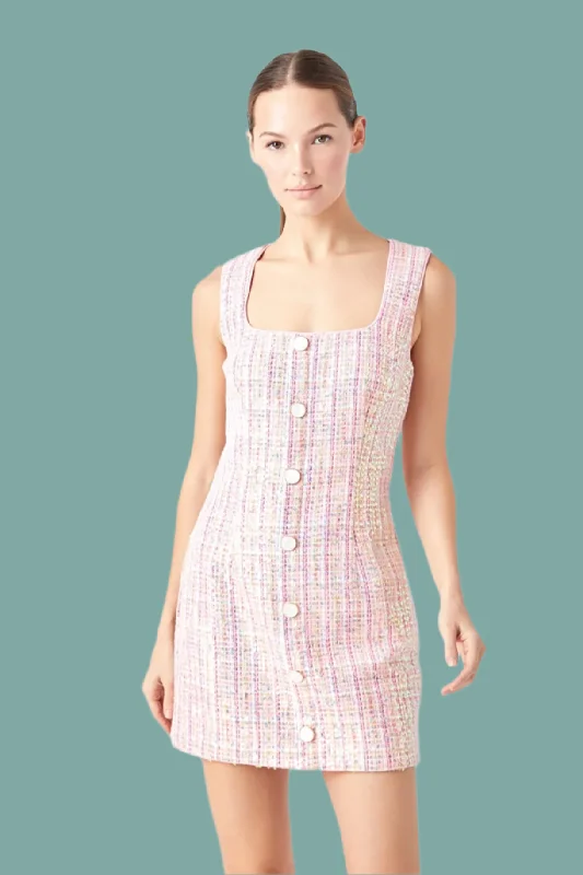 Glistening Mini Dress Trendy Floral Mini Dress