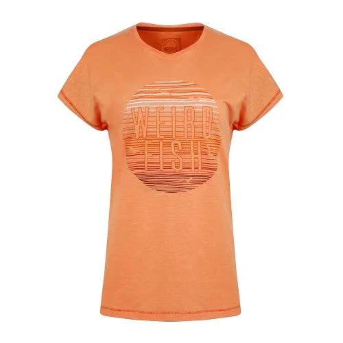 Weird Fish Womens/Ladies Sunset Slub Organic T-Shirt-- Satin Fabric Silk Fabric Chiffon Fabric Weird Fish Womens/Ladies Sunset Slub Organic T-Shirt-- Satin Fabric Silk Fabric Chiffon Fabric