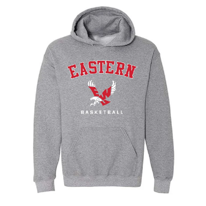 Eastern Washington - NCAA Women's Basketball : Jaecy Eggers - Classic Shersey Hooded Sweatshirt Zip Hoodie Drawstring Kangaroo Pocket Eastern Washington - NCAA Women's Basketball : Jaecy Eggers - Classic Shersey Hooded Sweatshirt Zip Hoodie Drawstring Kangaroo Pocket