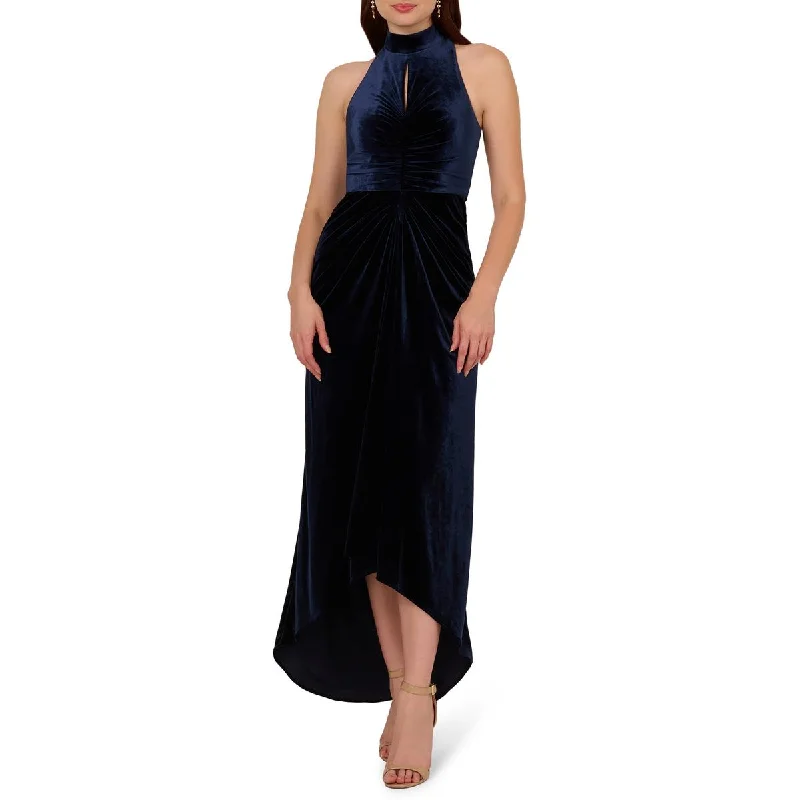 Adrianna Papell Womens Velvet Hi-Low Cocktail And Party Dress Tunics New arrival