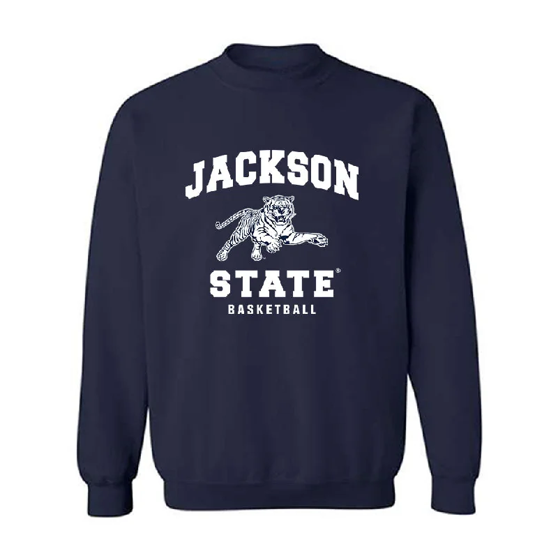 Jackson State - NCAA Women's Basketball : Arianna Durrell - Crewneck Sweatshirt Hoodie with Zipper Versatile Modern Jackson State - NCAA Women's Basketball : Arianna Durrell - Crewneck Sweatshirt Hoodie with Zipper Versatile Modern