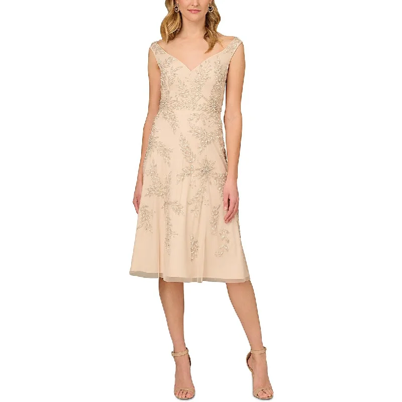 Aidan Mattox Womens Knee-Length Embellished Cocktail And Party Dress Tunics Cozy comfortable Aidan Mattox Womens Knee-Length Embellished Cocktail And Party Dress Tunics Cozy comfortable