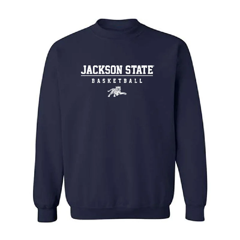 Jackson State - NCAA Women's Basketball : Zaria Glover - Classic Shersey Crewneck Sweatshirt Hoodie with Pattern Geometric Abstract Jackson State - NCAA Women's Basketball : Zaria Glover - Classic Shersey Crewneck Sweatshirt Hoodie with Pattern Geometric Abstract