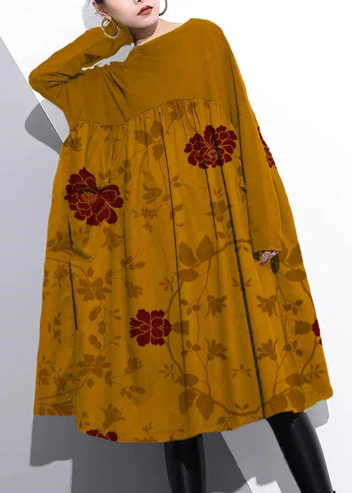 Gold floral/Ships in 15 Days