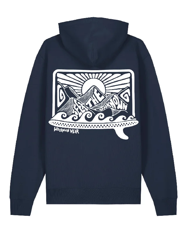 Hoodie - seek the unknown Hoodie with Magnetic Closure Innovative Modern