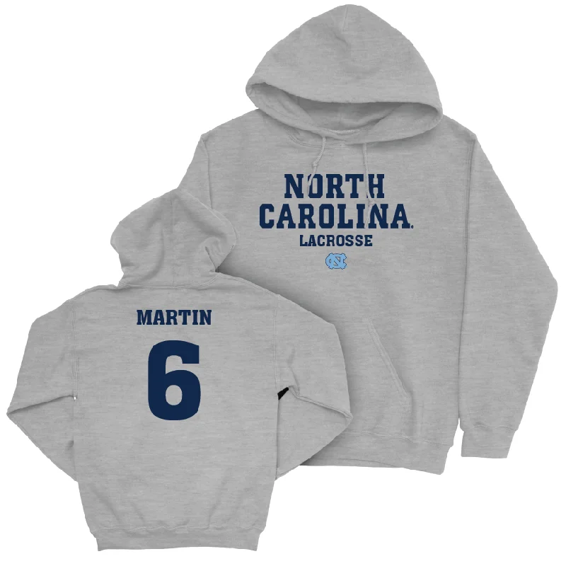 UNC Women's Lacrosse Sport Grey Staple Hoodie - Adair Martin Hoodie Jacket Zipper Layering UNC Women's Lacrosse Sport Grey Staple Hoodie - Adair Martin Hoodie Jacket Zipper Layering