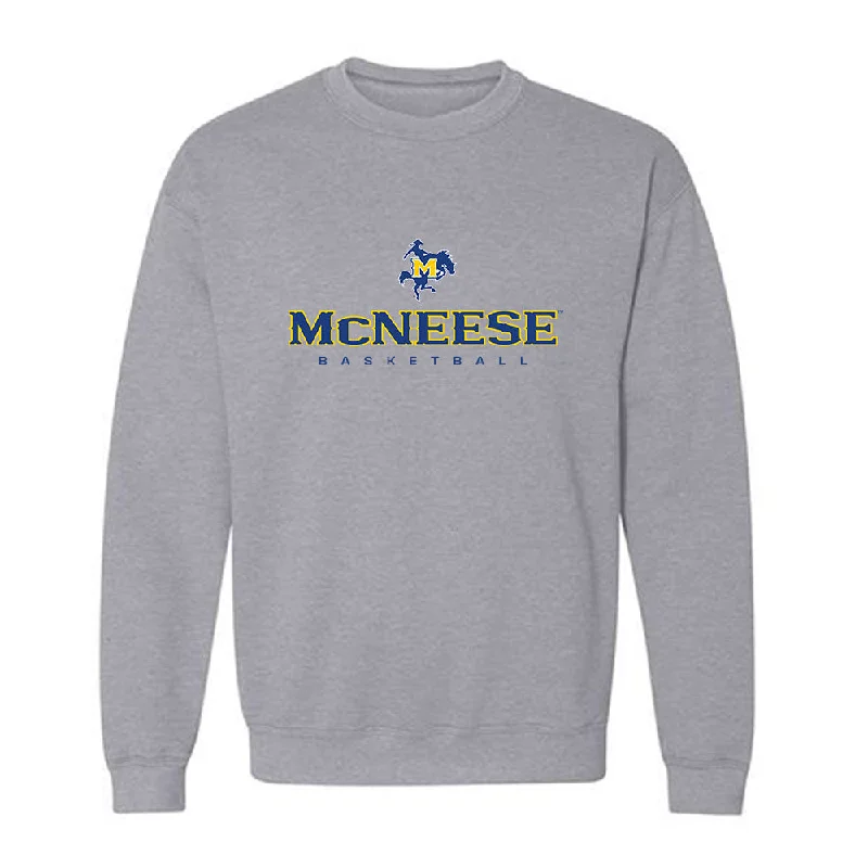 McNeese State - NCAA Women's Basketball : Azjah Reeves - Classic Shersey Crewneck Sweatshirt Hoodie with Snap Buttons Easy Quick McNeese State - NCAA Women's Basketball : Azjah Reeves - Classic Shersey Crewneck Sweatshirt Hoodie with Snap Buttons Easy Quick