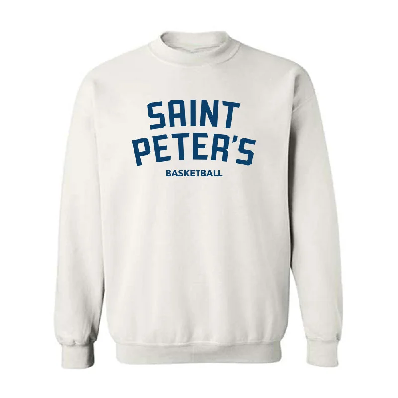 Saint Peter's - NCAA Women's Basketball : Iyanna Cotten - Classic Shersey Crewneck Sweatshirt Hoodie with Back Slit Movement Comfort Saint Peter's - NCAA Women's Basketball : Iyanna Cotten - Classic Shersey Crewneck Sweatshirt Hoodie with Back Slit Movement Comfort