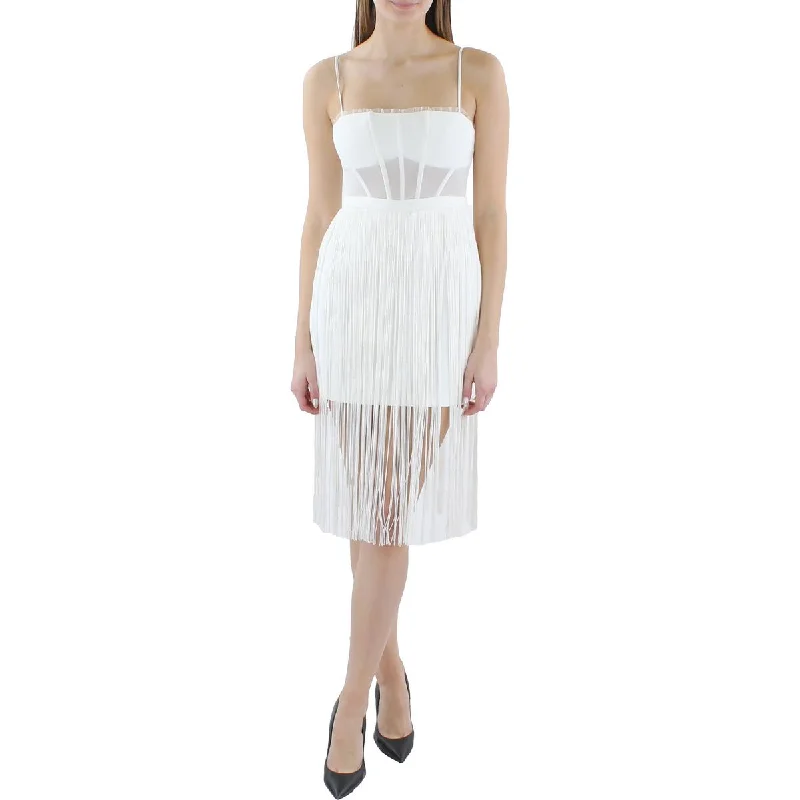 BCBGMAXAZRIA Womens Boning  Cocktail And Party Dress Tunics Velvet soft