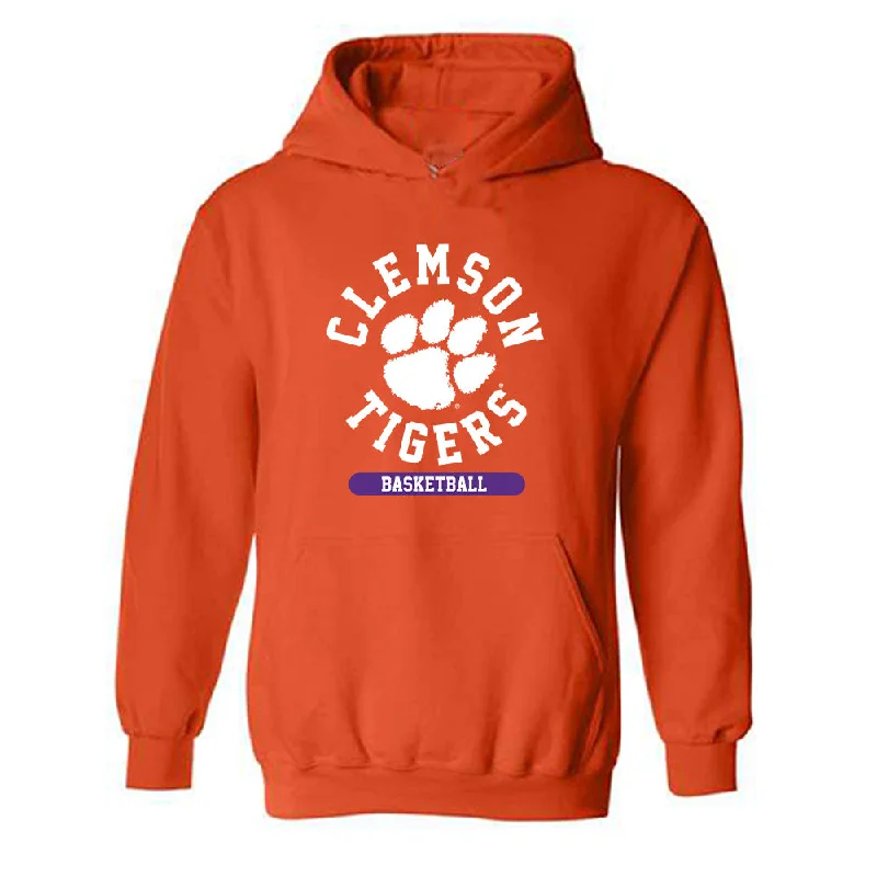 Clemson - NCAA Women's Basketball : Raven Thompson - Classic Shersey Hooded Sweatshirt Hoodie with Snap Buttons Easy Quick Clemson - NCAA Women's Basketball : Raven Thompson - Classic Shersey Hooded Sweatshirt Hoodie with Snap Buttons Easy Quick