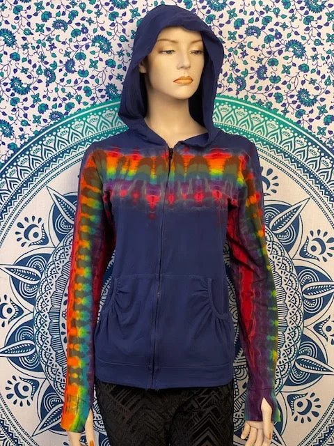 Large Hometown REVERSE Women's Hoodie #6 Hoodie with Rhinestones Sparkly Elegant
