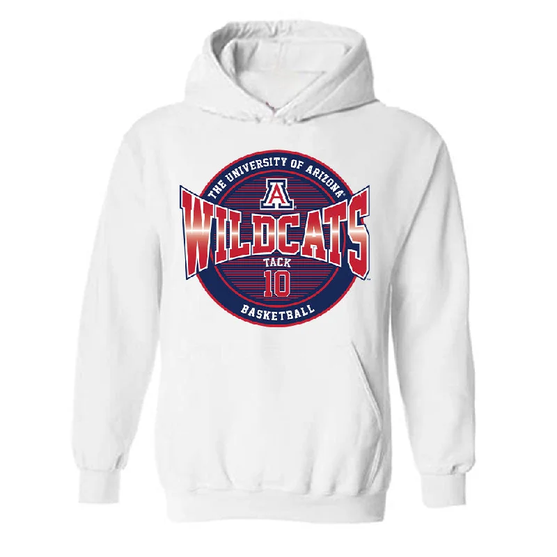 Arizona - NCAA Women's Basketball : Erin Tack - Classic Fashion Shersey Hooded Sweatshirt Hoodie with Oversized Fit Loose Comfortable Arizona - NCAA Women's Basketball : Erin Tack - Classic Fashion Shersey Hooded Sweatshirt Hoodie with Oversized Fit Loose Comfortable