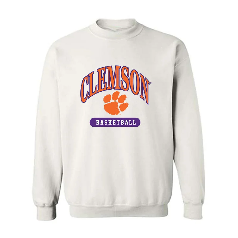 Clemson - NCAA Women's Basketball : Raven Thompson - Classic Shersey Crewneck Sweatshirt Hoodie with Hem Ribbing Snug Secure Clemson - NCAA Women's Basketball : Raven Thompson - Classic Shersey Crewneck Sweatshirt Hoodie with Hem Ribbing Snug Secure