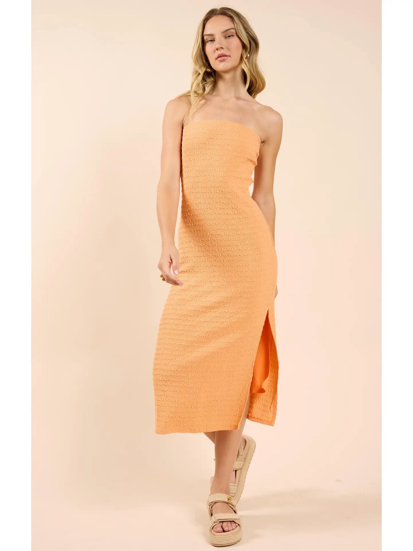 HOWDY HONEY TEXTURED KNIT TUBE DRESS Tunics Hiking breathable