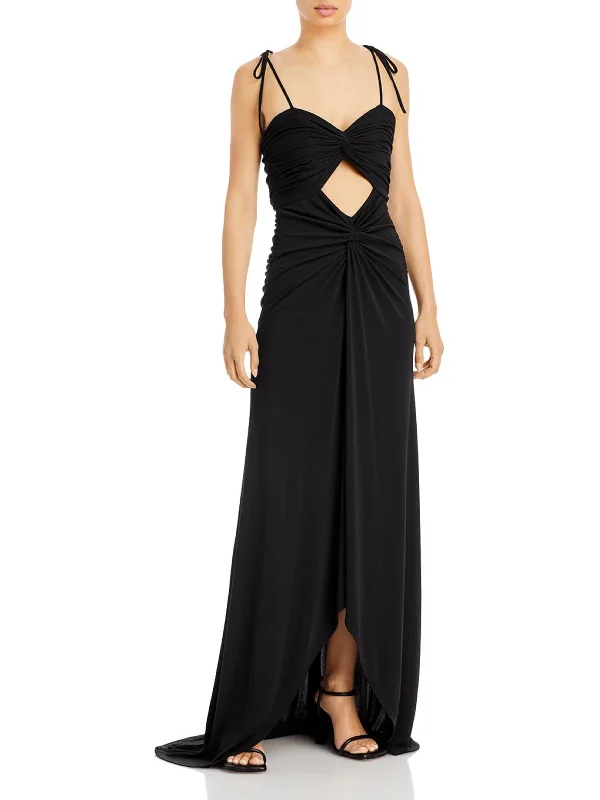 Harlin Womens Cut-Out Hi-Low Evening Dress Tunics Versatile stylish
