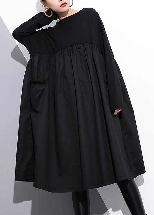 stylish black cotton shift dress plus size cotton clothing dress Elegant high waist patchwork cotton dress Tunics Mesh breathable stylish black cotton shift dress plus size cotton clothing dress Elegant high waist patchwork cotton dress Tunics Mesh breathable