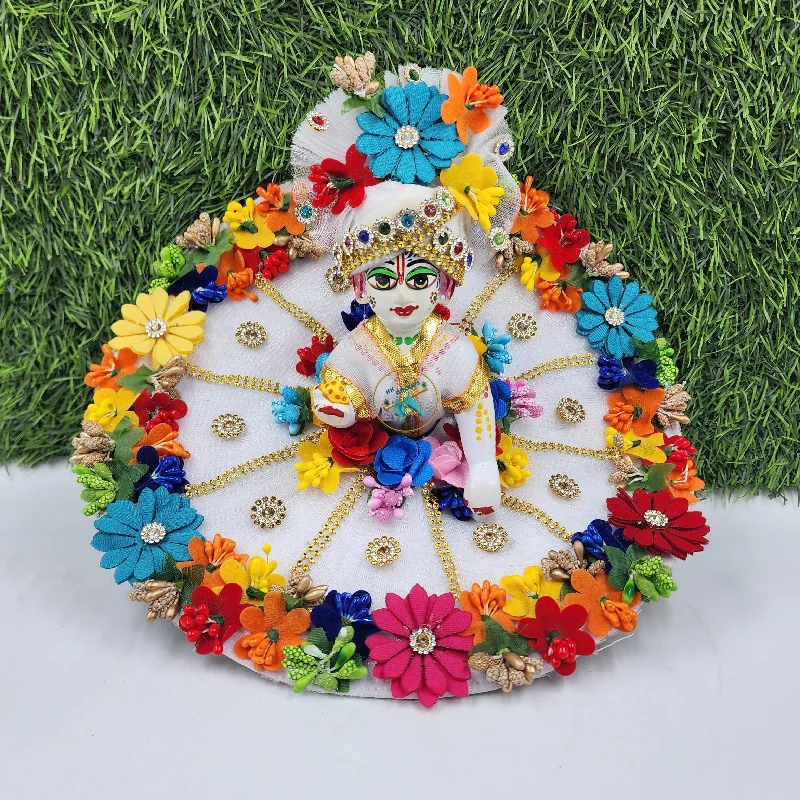 Beautiful white multi dress with stone flowers Tunics Ceremony elegant