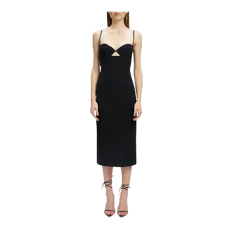 Bardot Womens Vienna Cut-Out  Cocktail And Party Dress Tunics Long Elegant