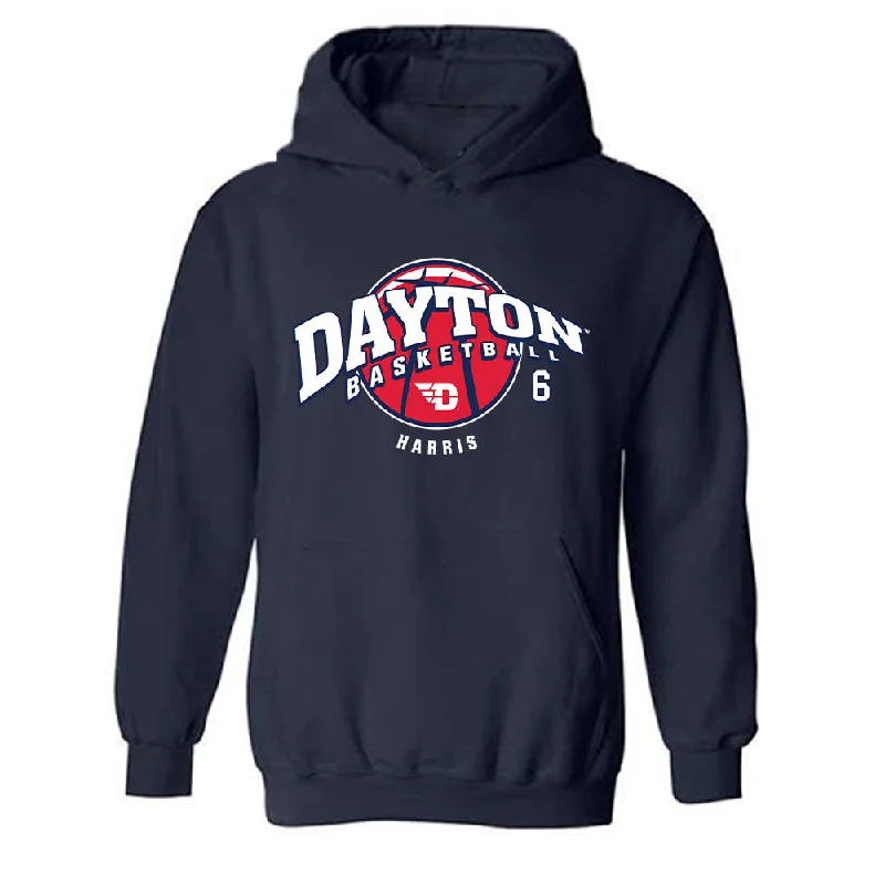 Dayton - NCAA Women's Basketball : Rikki Harris - Classic Fashion Shersey Hooded Sweatshirt Hoodie with Drop Shoulder Relaxed Streetwear Dayton - NCAA Women's Basketball : Rikki Harris - Classic Fashion Shersey Hooded Sweatshirt Hoodie with Drop Shoulder Relaxed Streetwear