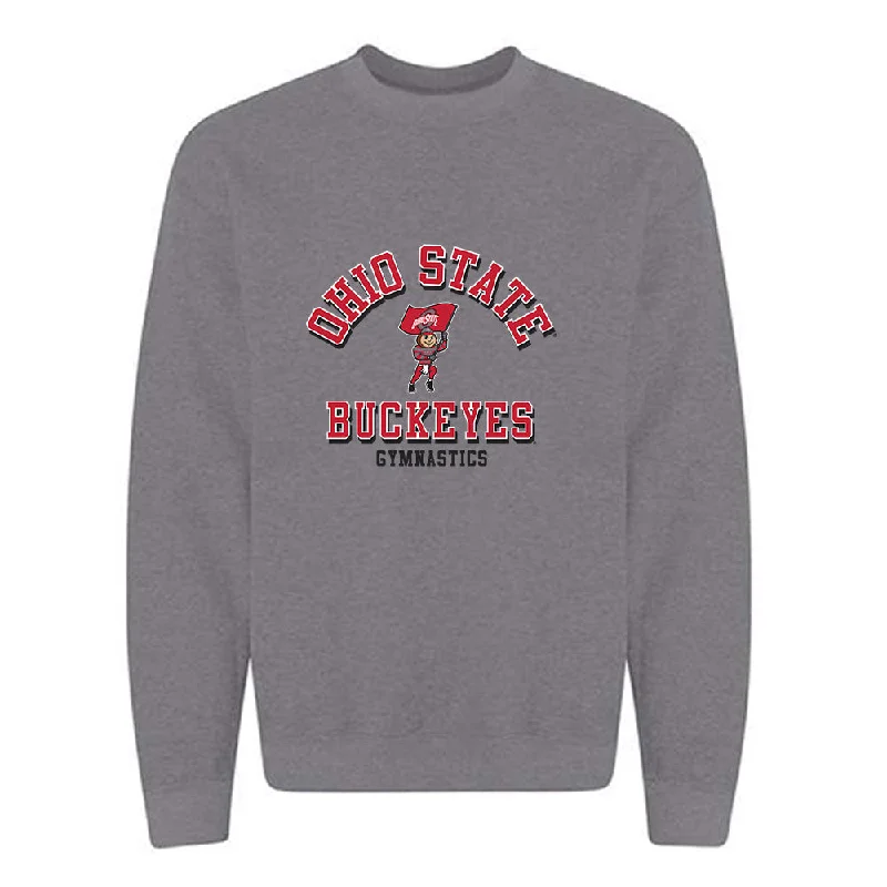 Ohio State - NCAA Women's Gymnastics : Samara Buchanan - Crewneck Sweatshirt Hoodie with Ribbed Cuffs Snug Fit Comfort Ohio State - NCAA Women's Gymnastics : Samara Buchanan - Crewneck Sweatshirt Hoodie with Ribbed Cuffs Snug Fit Comfort