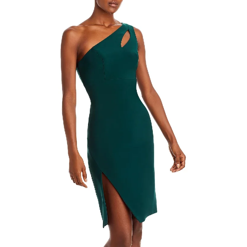Aqua Womens Cut-Out  Cocktail And Party Dress Tunics Silk luxurious