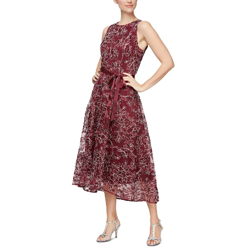 Alex & Eve Womens Embroidered Mesh Cocktail and Party Dress Tunics Versatile functional Alex & Eve Womens Embroidered Mesh Cocktail and Party Dress Tunics Versatile functional