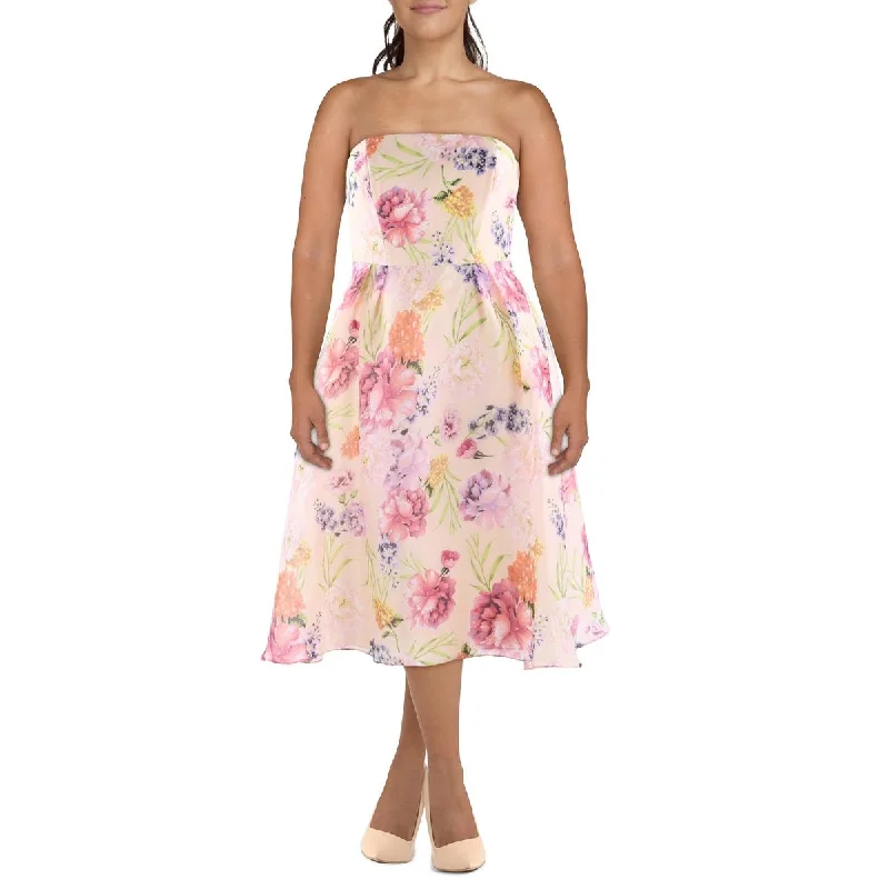 Alfred Sung Womens Floral Formal Cocktail And Party Dress Off-the-shoulder Chic Trendy Alfred Sung Womens Floral Formal Cocktail And Party Dress Off-the-shoulder Chic Trendy