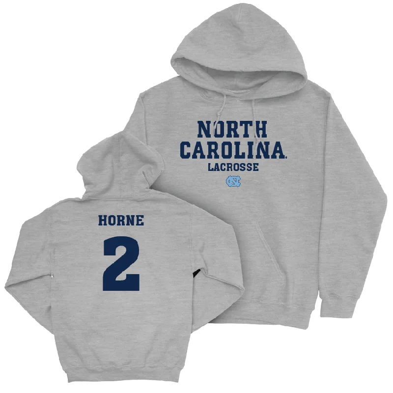 UNC Women's Lacrosse Sport Grey Staple Hoodie - Bailey Horne Hoodie with Slim Fit Tailored Modern UNC Women's Lacrosse Sport Grey Staple Hoodie - Bailey Horne Hoodie with Slim Fit Tailored Modern