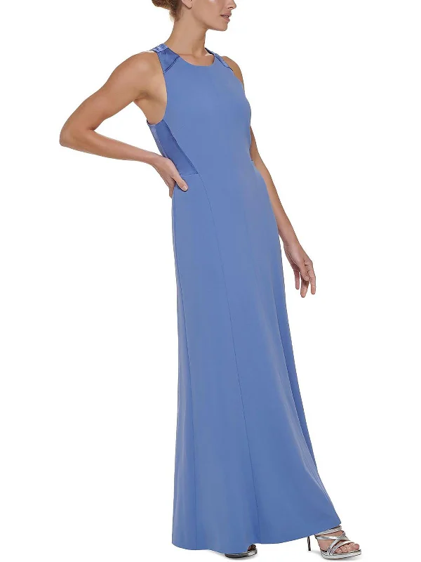 Womens Criss-Cross Back Maxi Evening Dress Tunics Travel practical