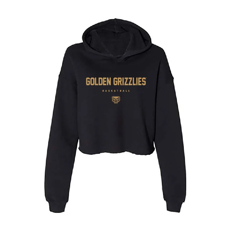 Oakland - NCAA Women's Basketball : Sereniti Roberts Adams - Women's Crop Fleece Hoodie Hoodie with Belted Waist Structured Tailored Oakland - NCAA Women's Basketball : Sereniti Roberts Adams - Women's Crop Fleece Hoodie Hoodie with Belted Waist Structured Tailored
