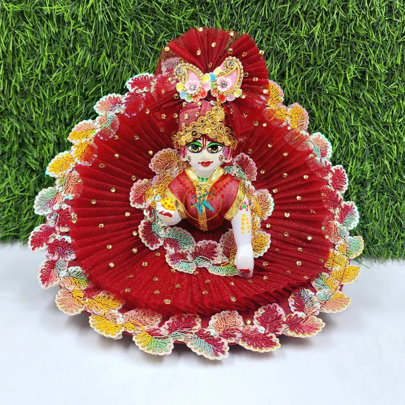 Beautiful Mehroon dress for laddu gopal ji Tunics Fall fleece